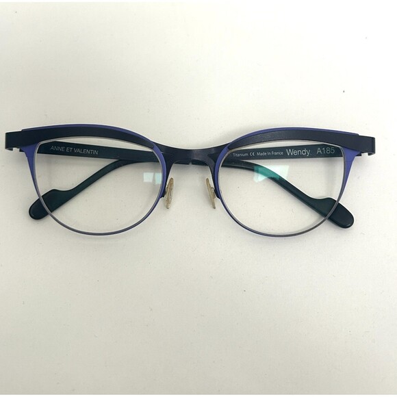 Anne Et Valentin Eyeglasses Wendy A185 Titanium Matte Purple France 47-19 140 - Picture 1 of 8